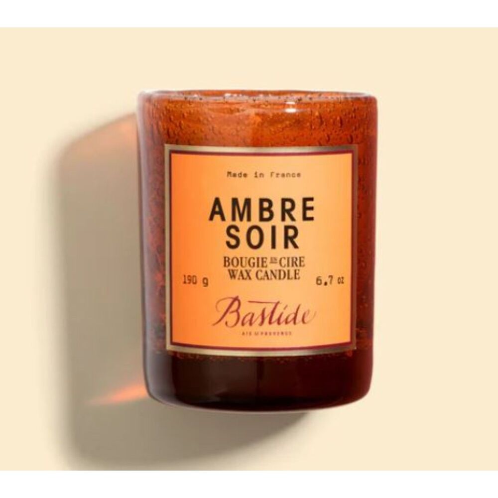 NIB Bastide Ambre Soir Scented Candle 190g / 6.7oz - SOLD OUT RARE French Soy
